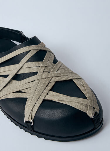 Rick Owens 메가레이스 뮬  블랙 ric0159036