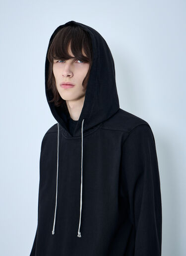 Rick Owens DRKSHDW Drawstring Hooded Sweatshirt Black drk0164021