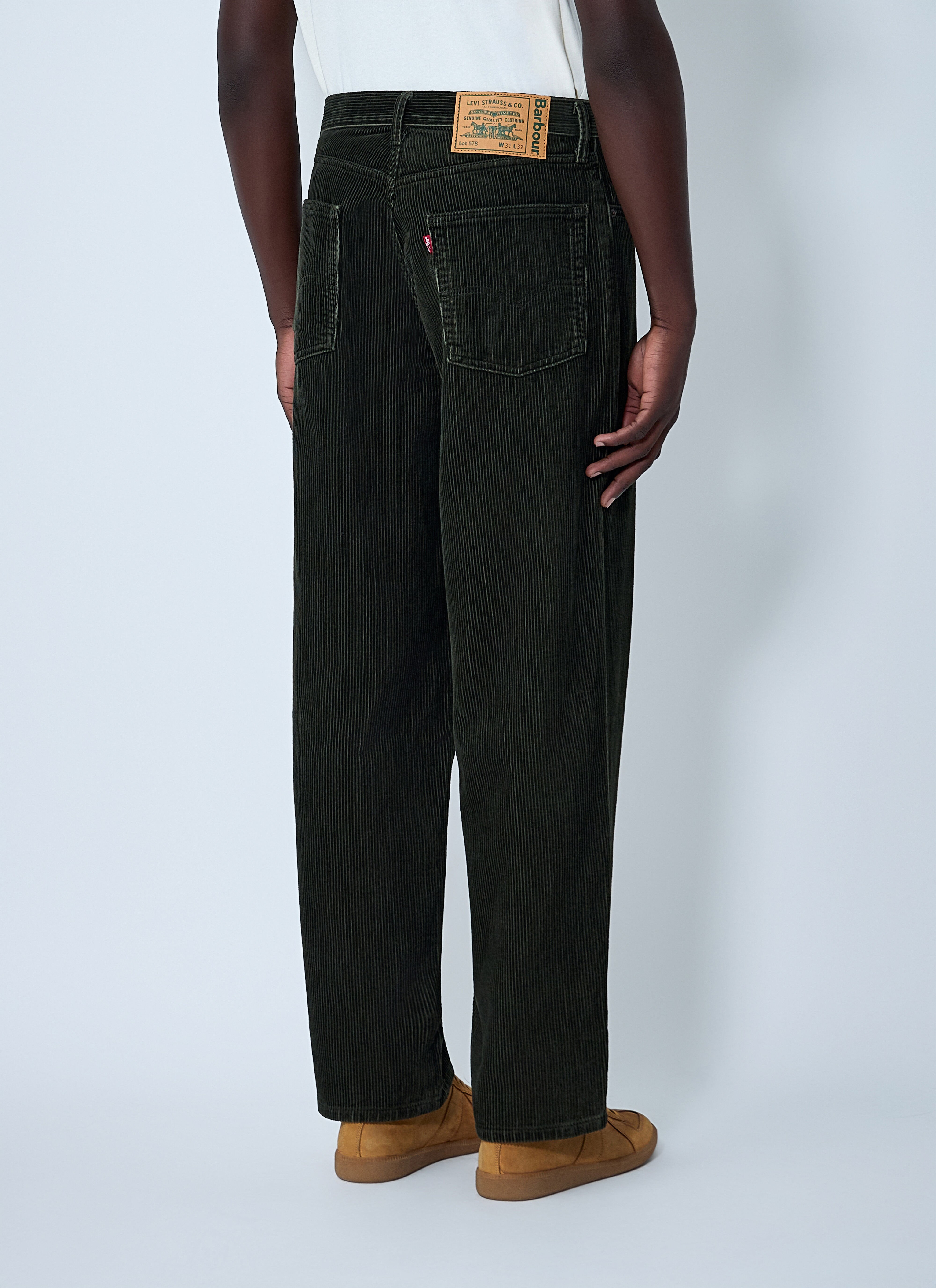 Levi's x Barbour Men's' Wide-Leg Corduroy Pants in Blue | LN-CC®