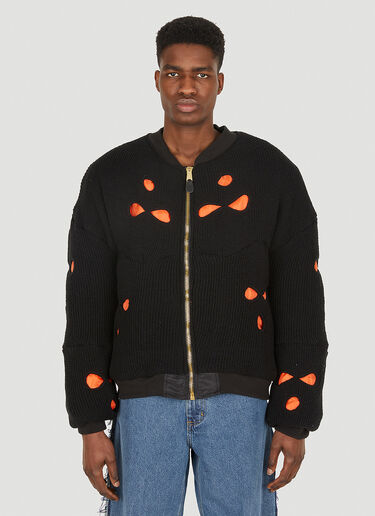 PROTOTYPES Balaklava Bomber Jacket Black prt0348002
