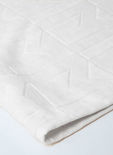 Moncler Cotton-Terry Beach Towel White mon0260023