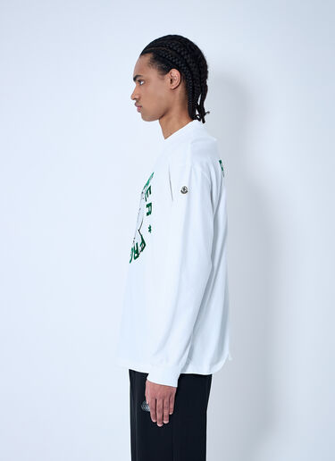 Moncler x FRGMT Hiroshi Fujiwara ロゴモチーフTシャツ ホワイト mfr0160062