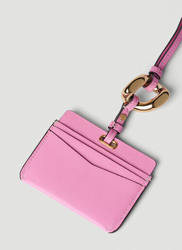 JW Anderson Chain Link Cardholder Pink jwa0351007