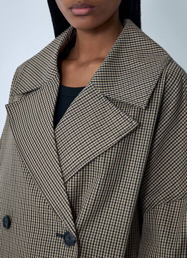 TOTEME Herringbone Cotton Jacket Beige tot0262023