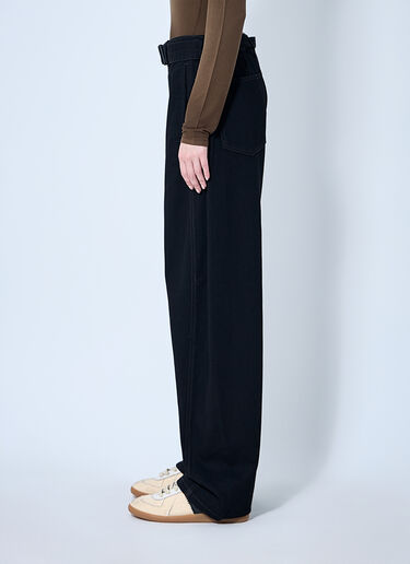 Lemaire Belted Twisted Pants Black lem0260009