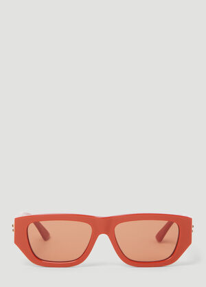 Bottega Veneta Bolt Rectangular Sunglasses Orange bos0353003