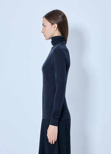LN-CC® - RÓHE: Fine Merino Turtleneck - Dark Grey RÓHE Fine Merino Turtleneck Dark Grey roe0265010