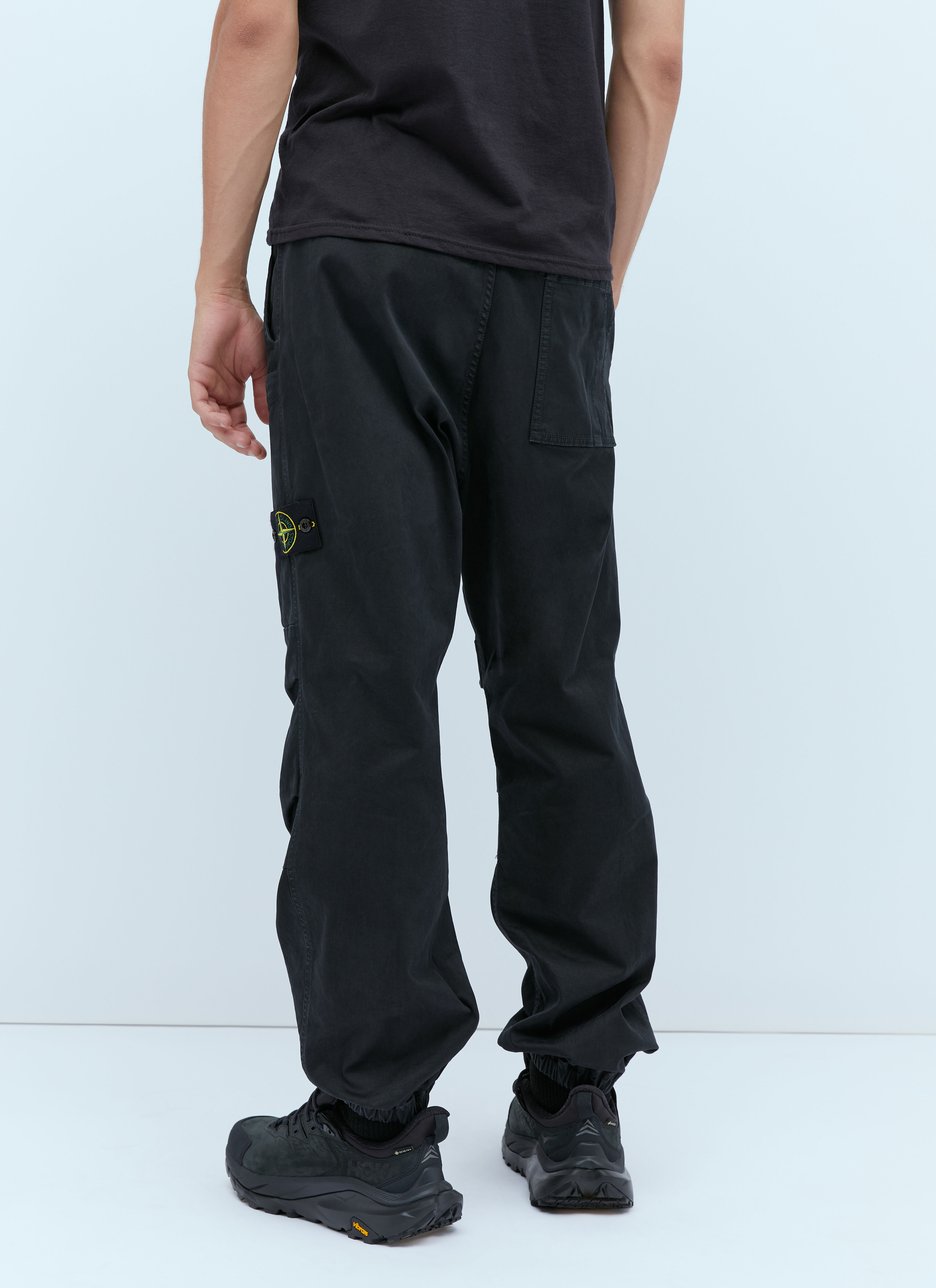 Stone island black cargos shop