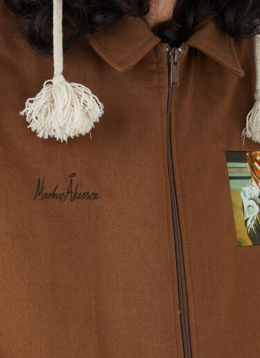 UNDERCOVER xMarkus Akesson 照片印花衬垫夹克 棕色 und0146005