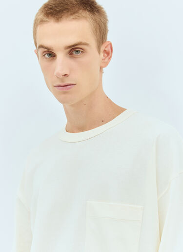 Lemaire 긴팔 티셔츠  크림 lem0158010