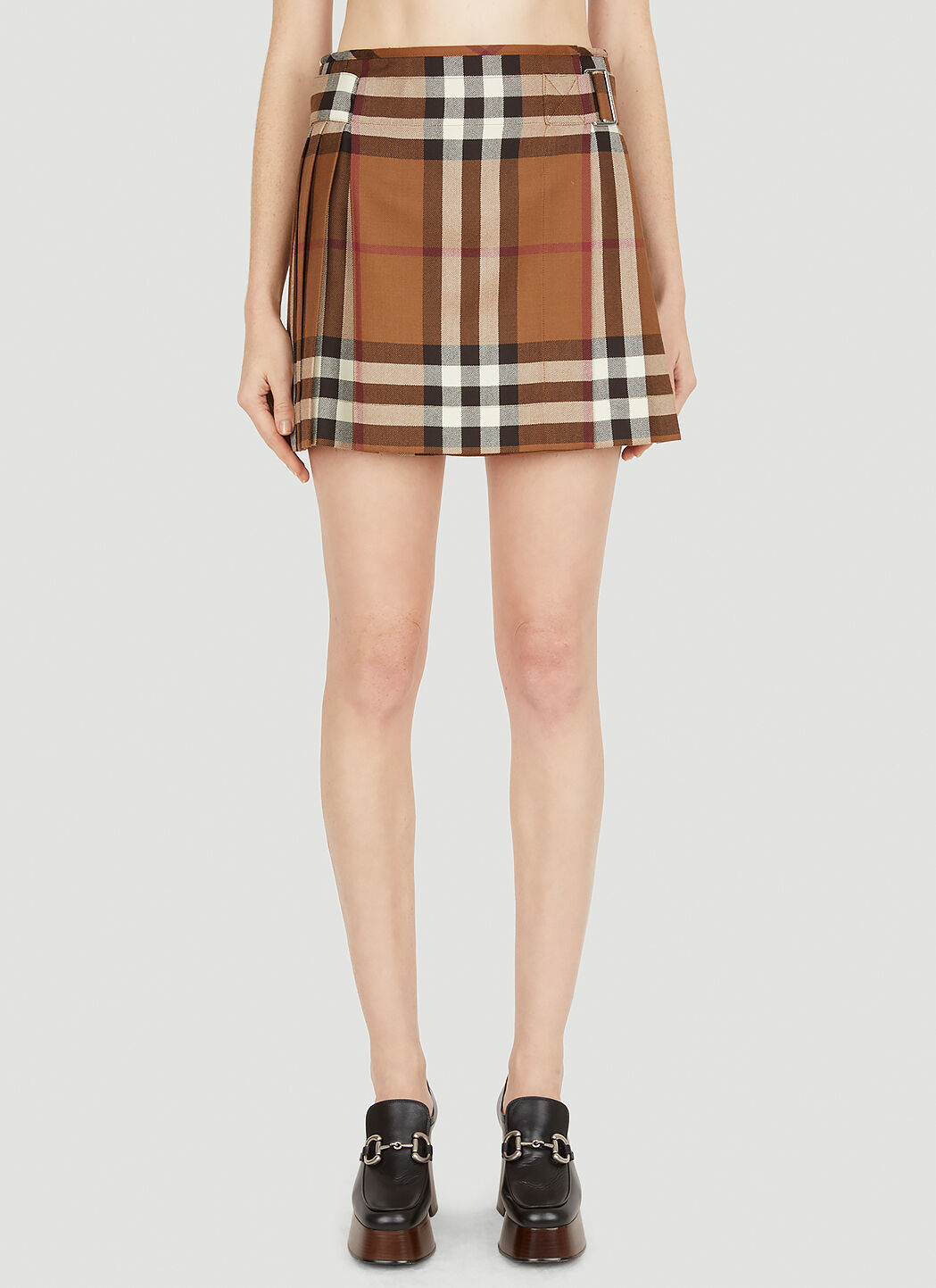 Pleated burberry skirt cheap