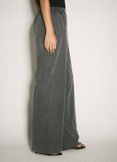 Alexander Wang High Rise Relaxed Track Pants Grey awg0258005