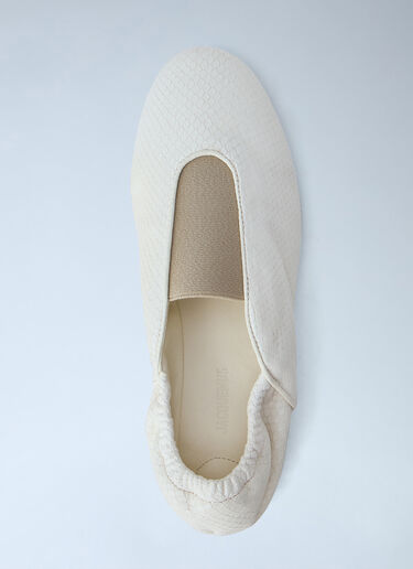 Jacquemus Les Ballets Flats Cream jac0266031