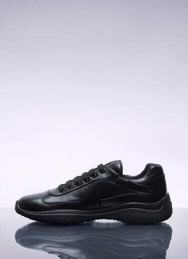 Prada America's Cup Leather Sneakers Black pra0158019