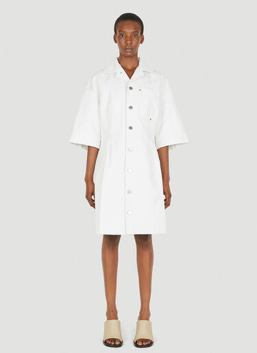 Bottega Veneta Button Down Dress White bov0248095