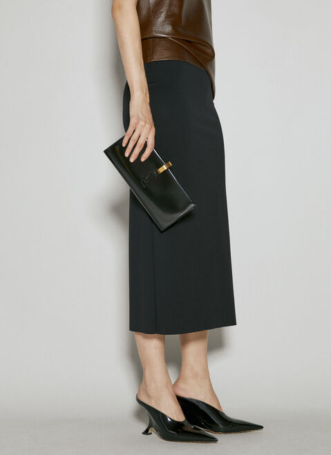 Saint Laurent Daria Minaudière Clutch ブラック sla0254097