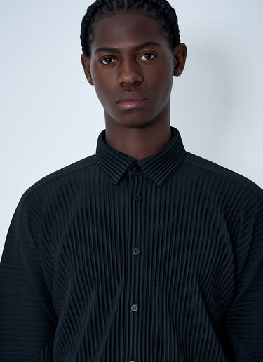 Pleated Shirt Homme Plissé Issey Miyake Pleated Shirt Black hmp0162012