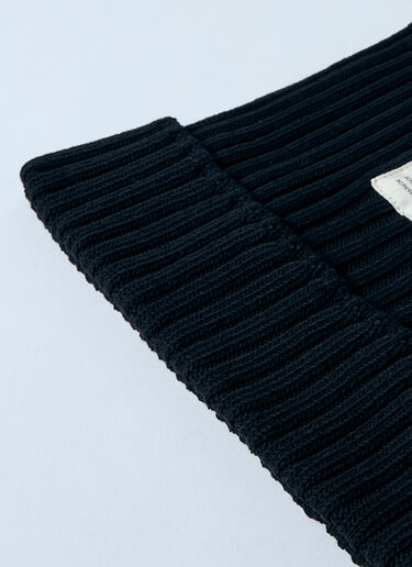 Acne Studios 리브드 스퀘어 비니 블랙 acn0159029