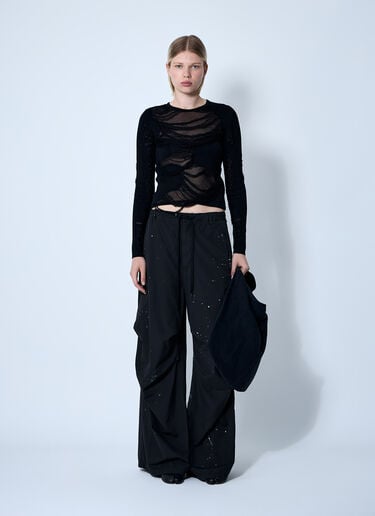 MM6 Maison Margiela Painter Pants Black mmm0260003