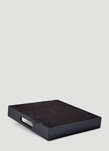 More Joy Logo Print Square Tray Black mjy0347046