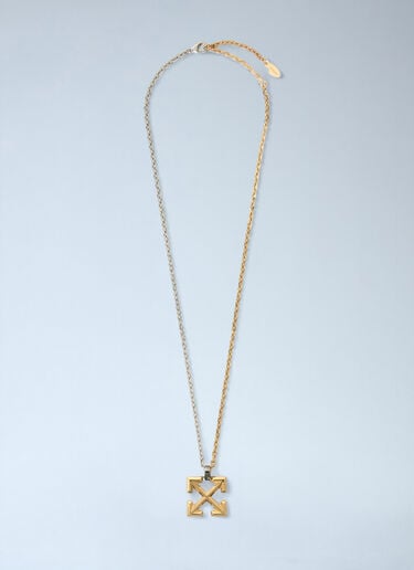 Off-White Arrow Pendant Necklace Gold ofw0160091