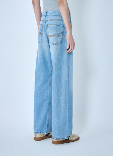 ERL Flared Wide-Leg Jeans Blue erl0164004