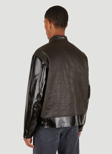 Our Legacy Reversible Varsity Jacket Black our0151006