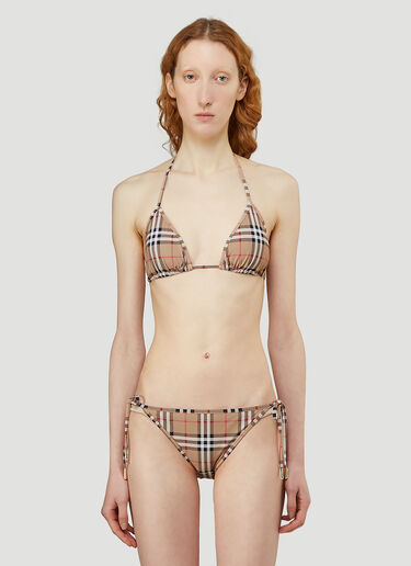 Burberry Cobb Bikini Set Beige bur0243015