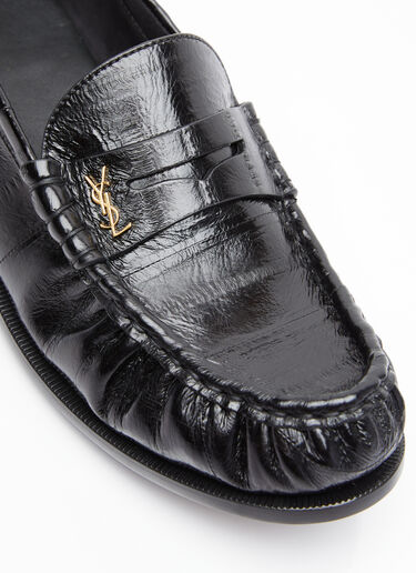 Saint Laurent Le Loafer Penny Slippers Black sla0254045