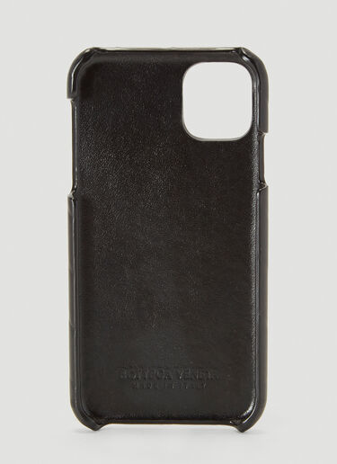 Bottega Veneta Woven Leather iPhone 11 Case Black bov0240011