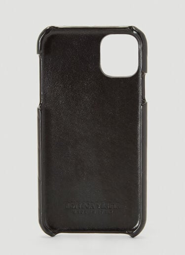 Woven Leather iPhone 11 Case Bottega Veneta Woven Leather iPhone 11 Case Black bov0240011