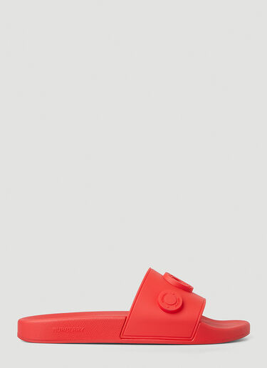 Burberry Logo Graphic Slides Red bur0148076
