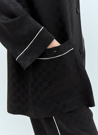 Gucci GG Jacquard Shirt Black guc0257025
