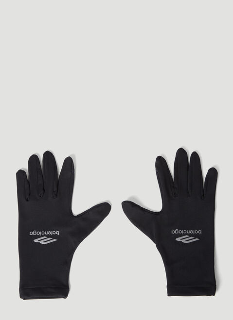 Marni Technical Logo Print Gloves White mni0255039