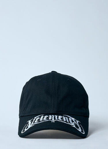 Vetements Metal Logo Baseball Cap Black vet0160009