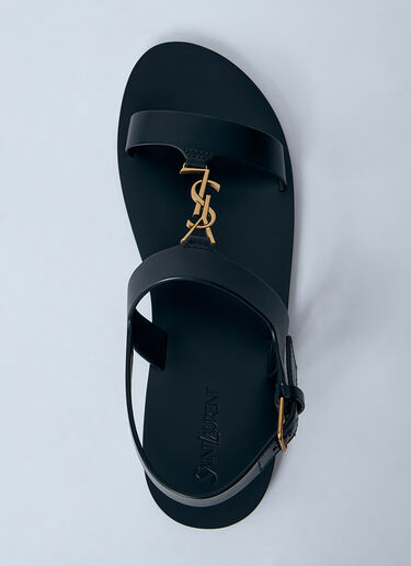 Saint Laurent Cassandra Sandals Black sla0160006