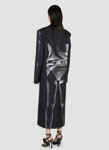 Y/Project x Jean Paul Gaultier Trompe L'Oeil Janty Coat Black jpg0252018