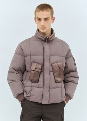 C.P. Company Matte Puffer Jacket Purple pco0158007
