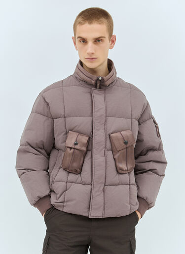 C.P. Company Matte Puffer Jacket Purple pco0158004