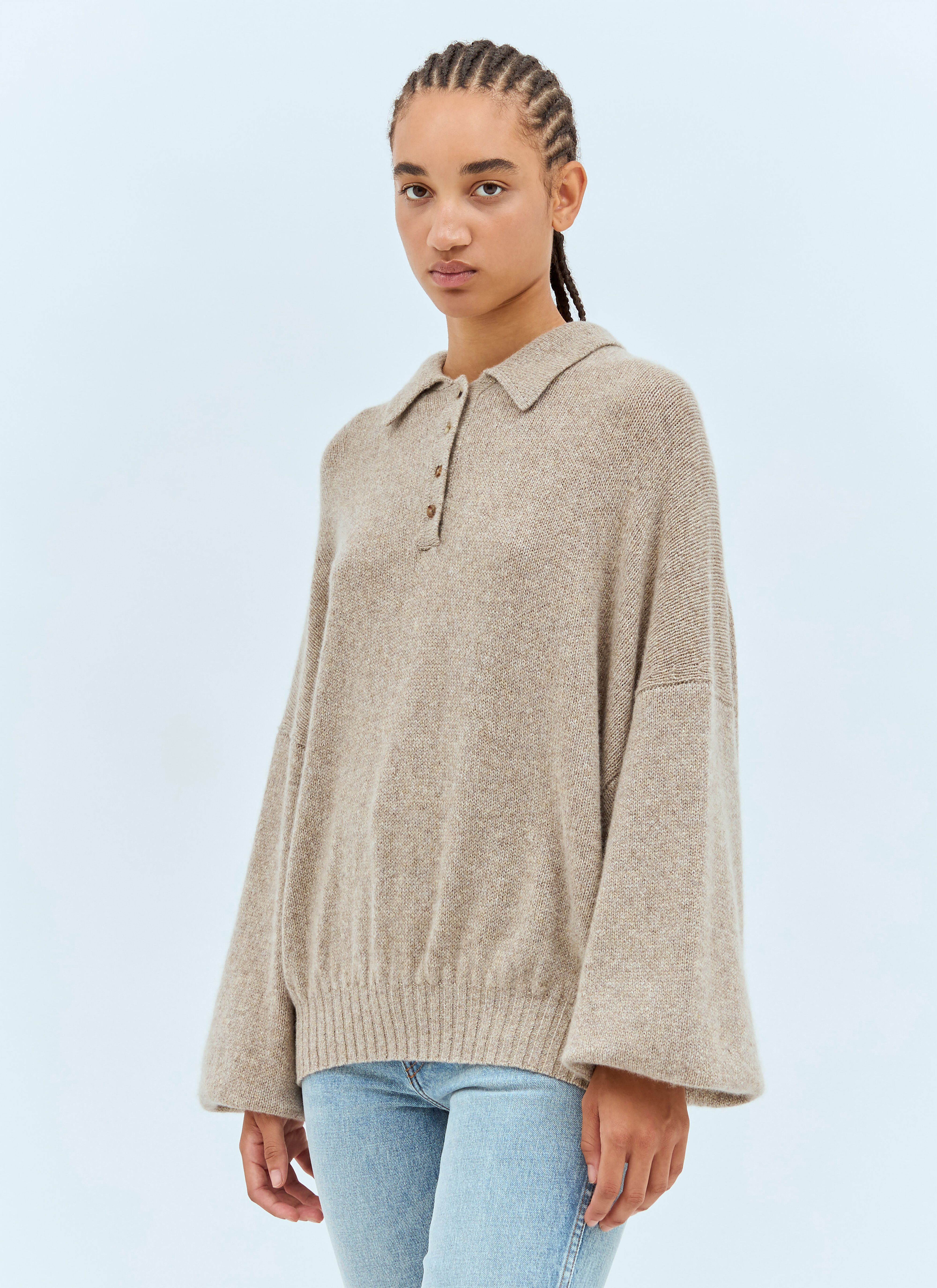 Khaite Women s Rene Cashmere Sweater in Beige LN CC
