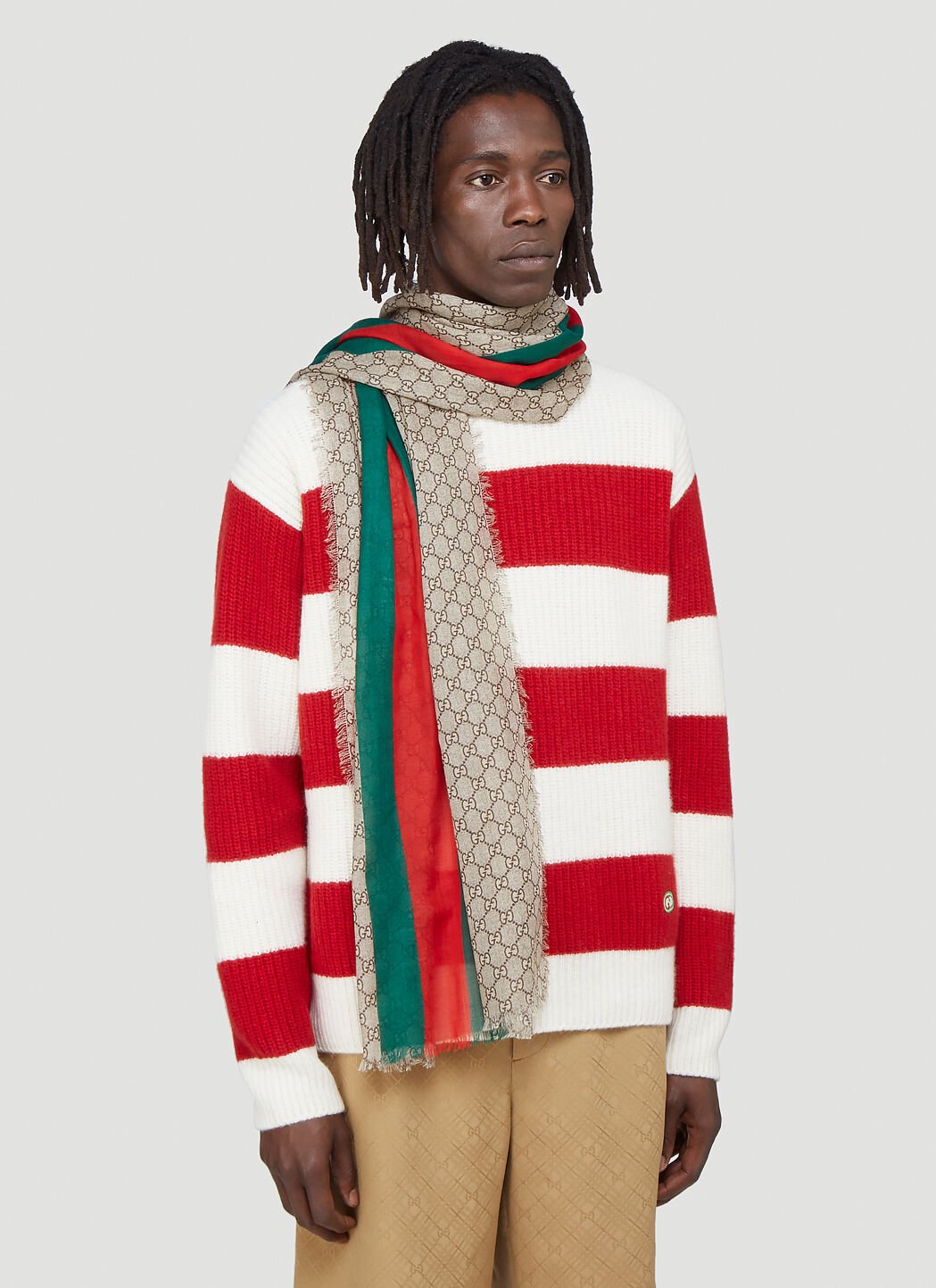 Gucci gg outlet wool scarf