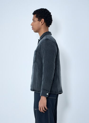 NÒMARYTHM TEXTILE Relaxed Button-Down Shirt Black nma0162004