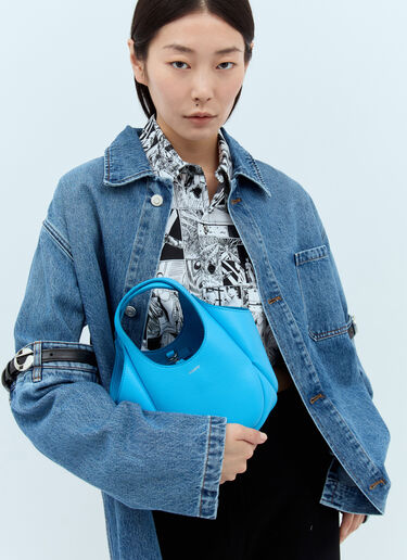 미니 버킷 스와이프 백 Coperni 미니 버킷 스와이프 백 블루 cpn0255009