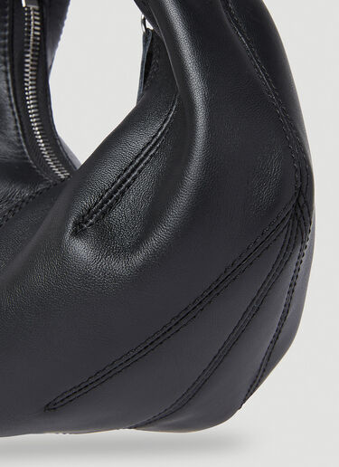 Kiko Kostadinov Small Buggle Hobo Handbag Black kko0252016