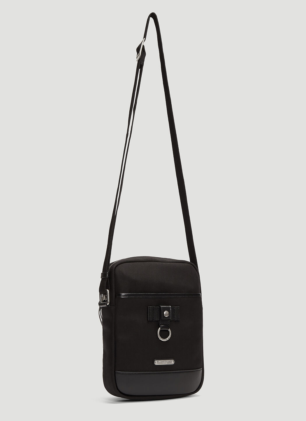 Saint Laurent Rivington Canvas Crossbody Bag in Black LN CC