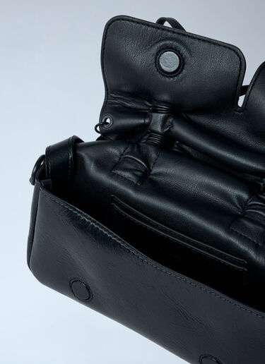 Mircro Multipocket Grained Leather Shoulder Bag Acne Studios Mircro Multipocket Grained Leather Shoulder Bag Black acn0262001