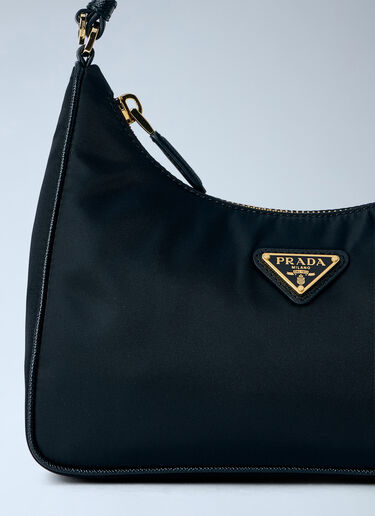 Prada Re-Edition 2005 Re-Nylon And Saffiano Mini Bag Black pra0266009