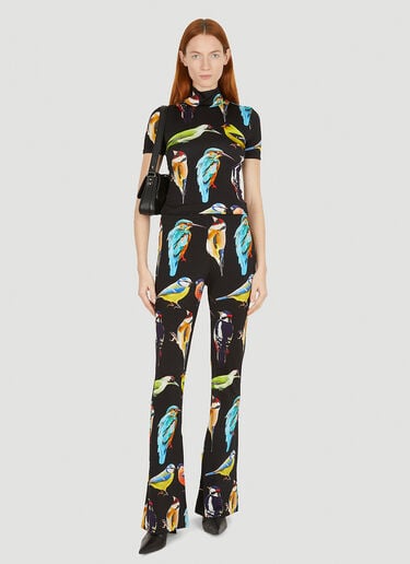 Stella McCartney Bird Print Top Black stm0251008
