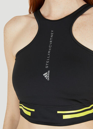 adidas by Stella McCartney TruePace Crop Top Black asm0249008