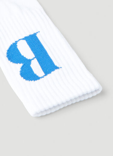 Better Gift Shop Athletic B Socks White bfs0346011
